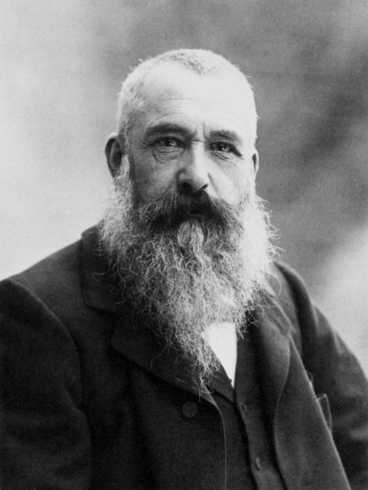 A photograph of Claude Monet in 1899, by Nadar.