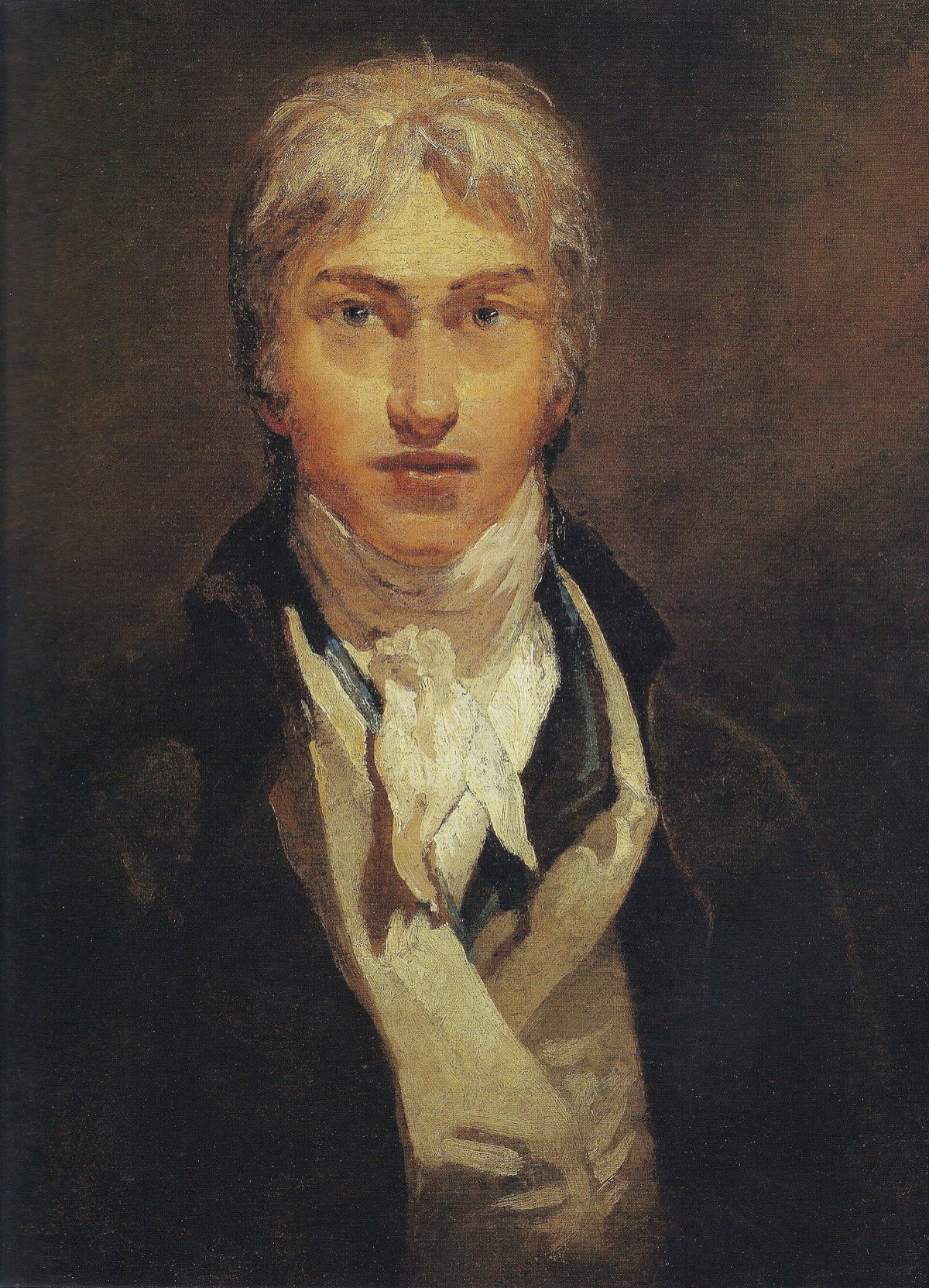 J. M. W. Turner as a young man, in his self-portrait of about 1799.