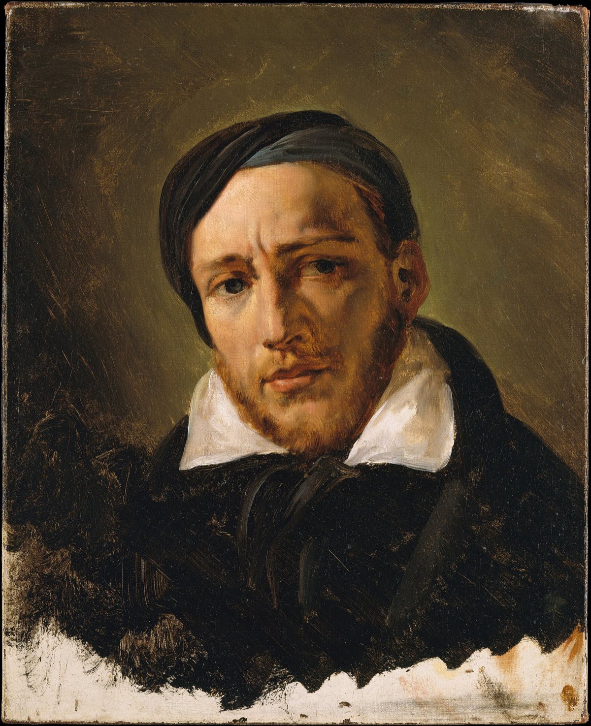 A portrait of Théodore Géricault by Horace Vernet.