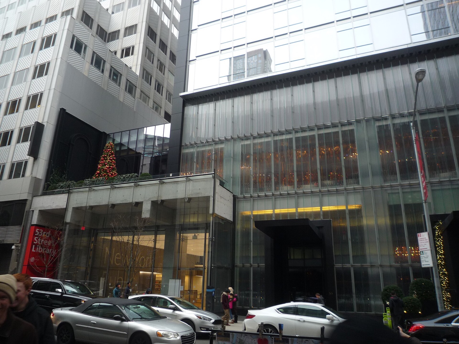 The Baccarat Hotel from across West 53rd Street.