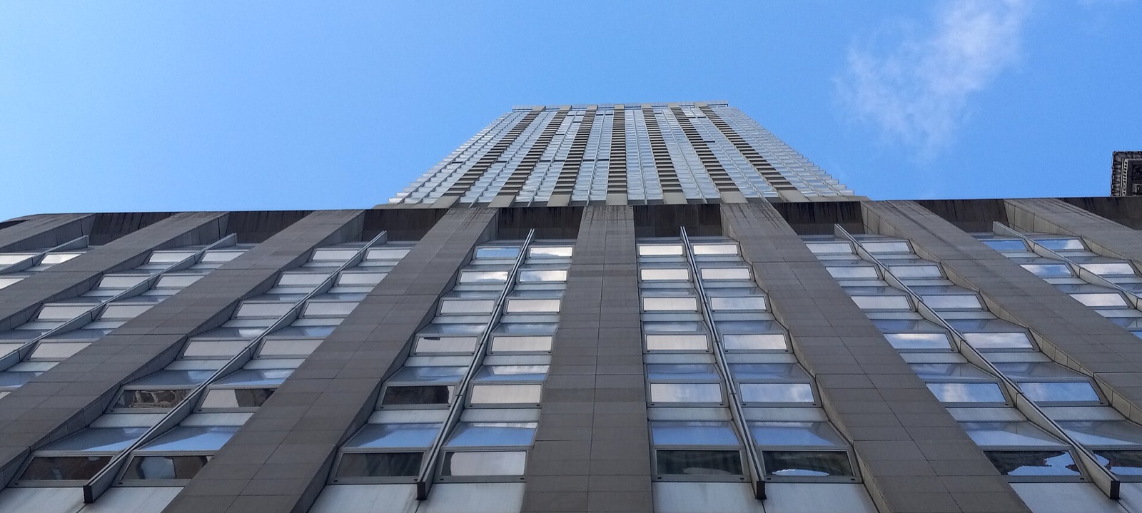 The front of the Langham seen from the pavement.