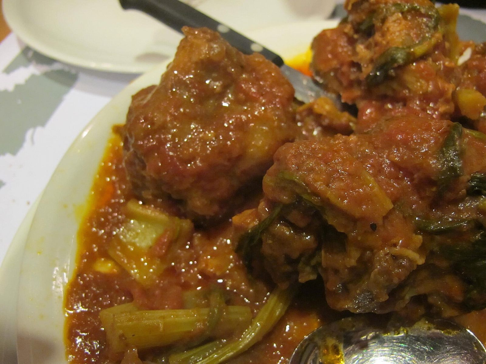 Coda alla vaccinara, oxtail stewed with celery, the dish Checchino claims as its own. Not photographed at the restaurant.